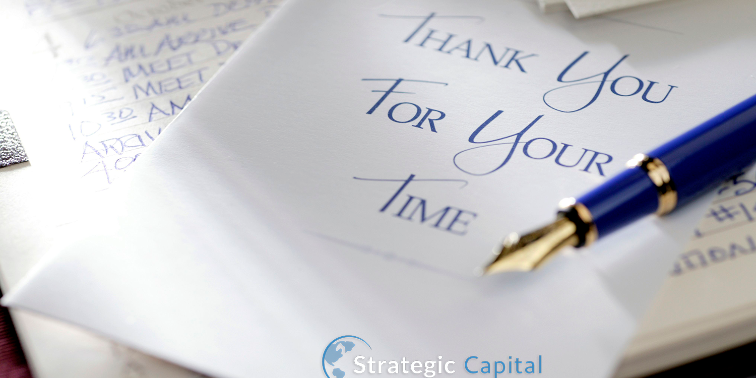 Thank you for your time note