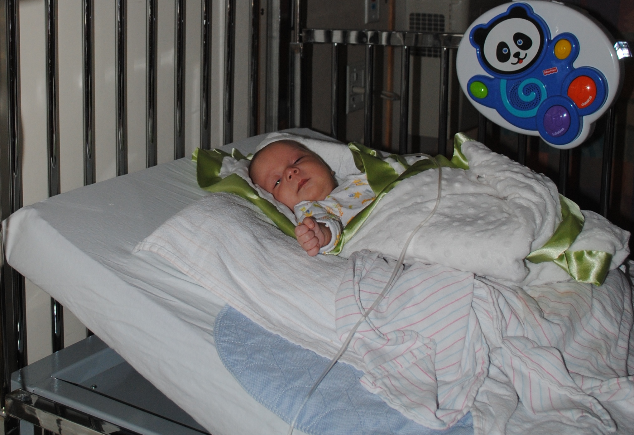 A new born baby in a hospital A newly born baby in a hospital