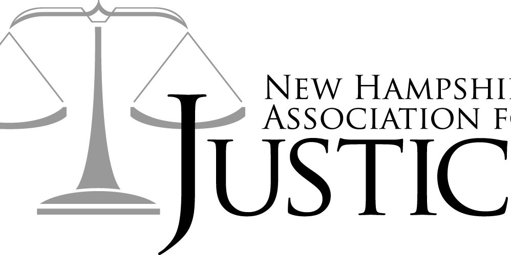 NHAJ logo with a beam balance Logo of NHAJ with a picture of beam balance