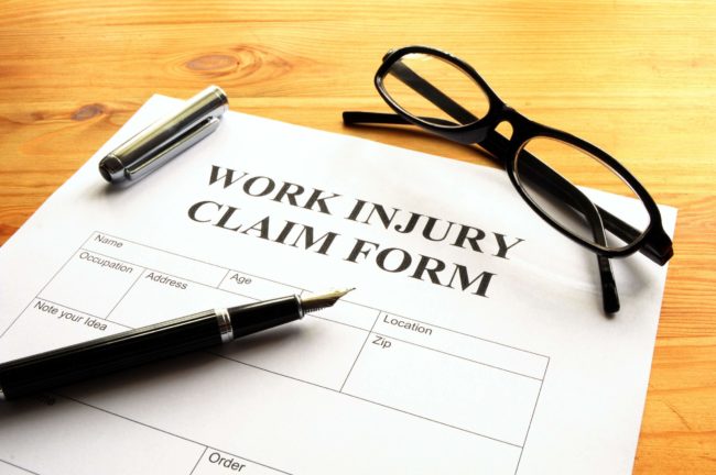 Work injury claim form Work injury claim form