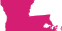 Louisiana map in pink