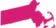 Massachusetts map in pink