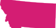 Montana map in pink