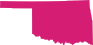 Oklahoma map in pink