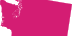 Washington map in pink